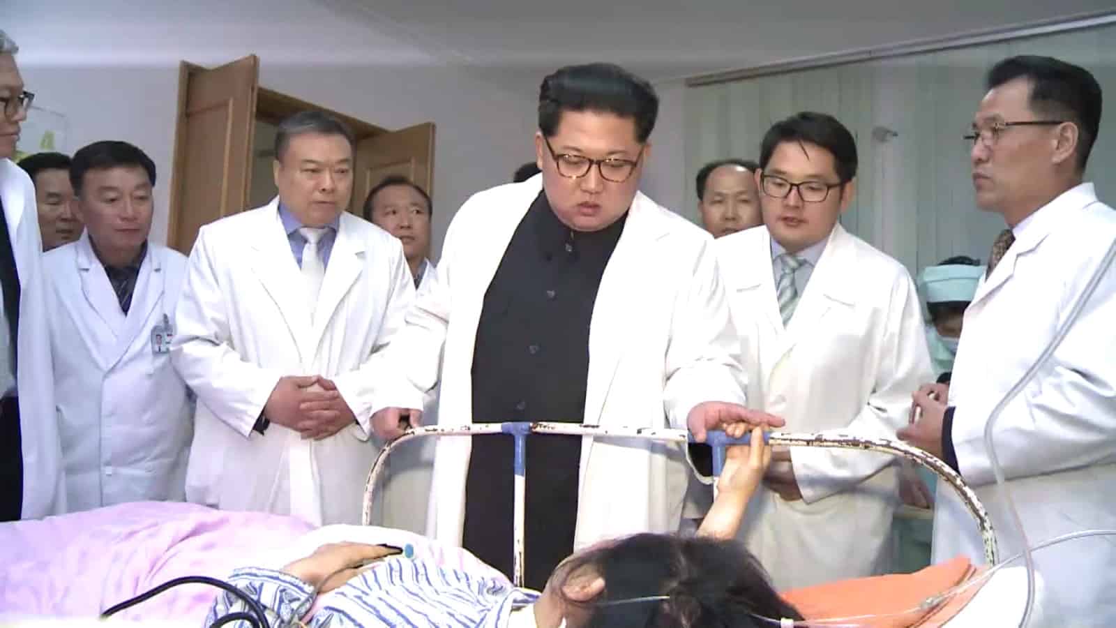 Kim Jong Un Bata medico