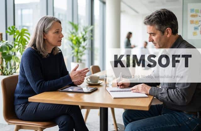 Compañeros resolviendo un desacuerdo mediante el diálogo