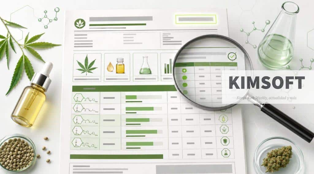 Revisión del lote y cannabinoides en un COA de CBD