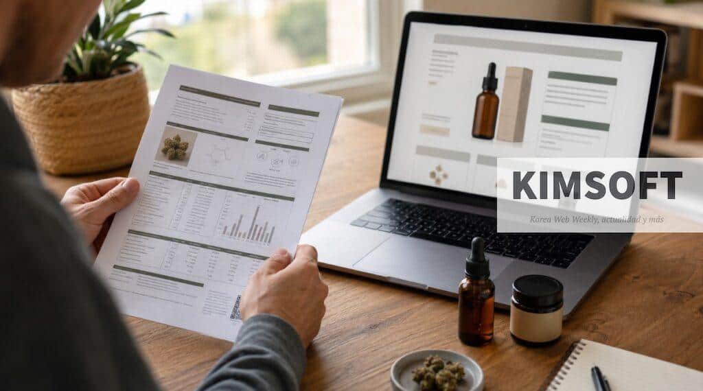Comparación de una ficha de producto CBD con su análisis