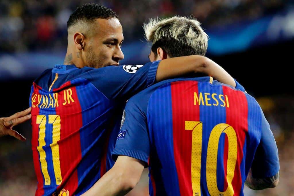 Neymar y Messi