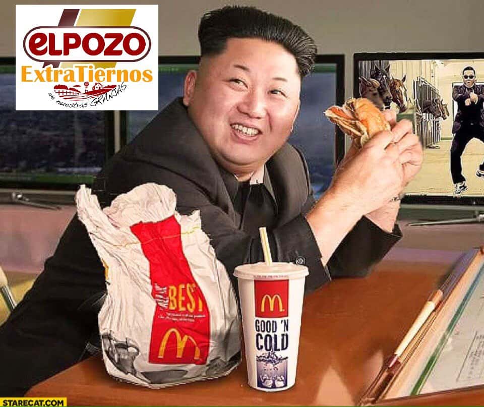 Kim Jong Un Comiendo