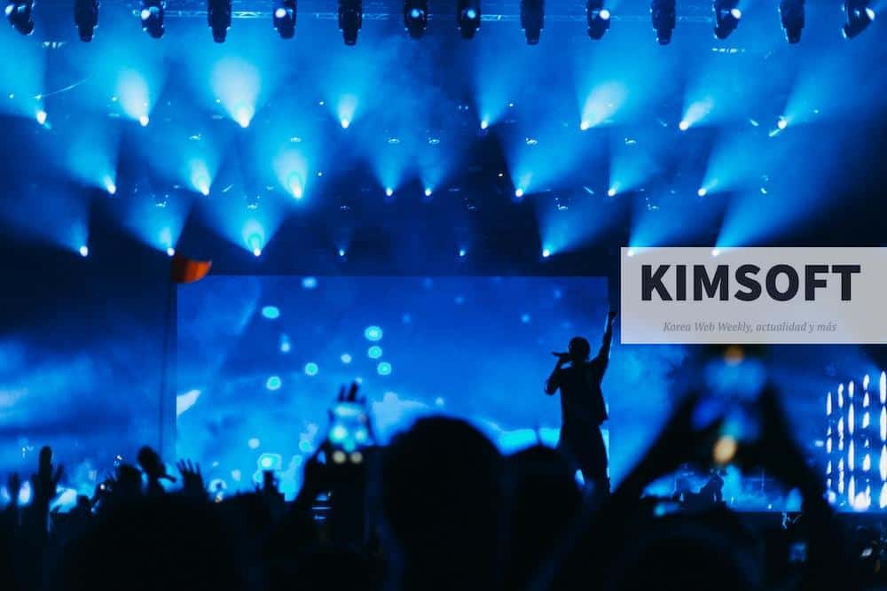 silhouette of people watching concert